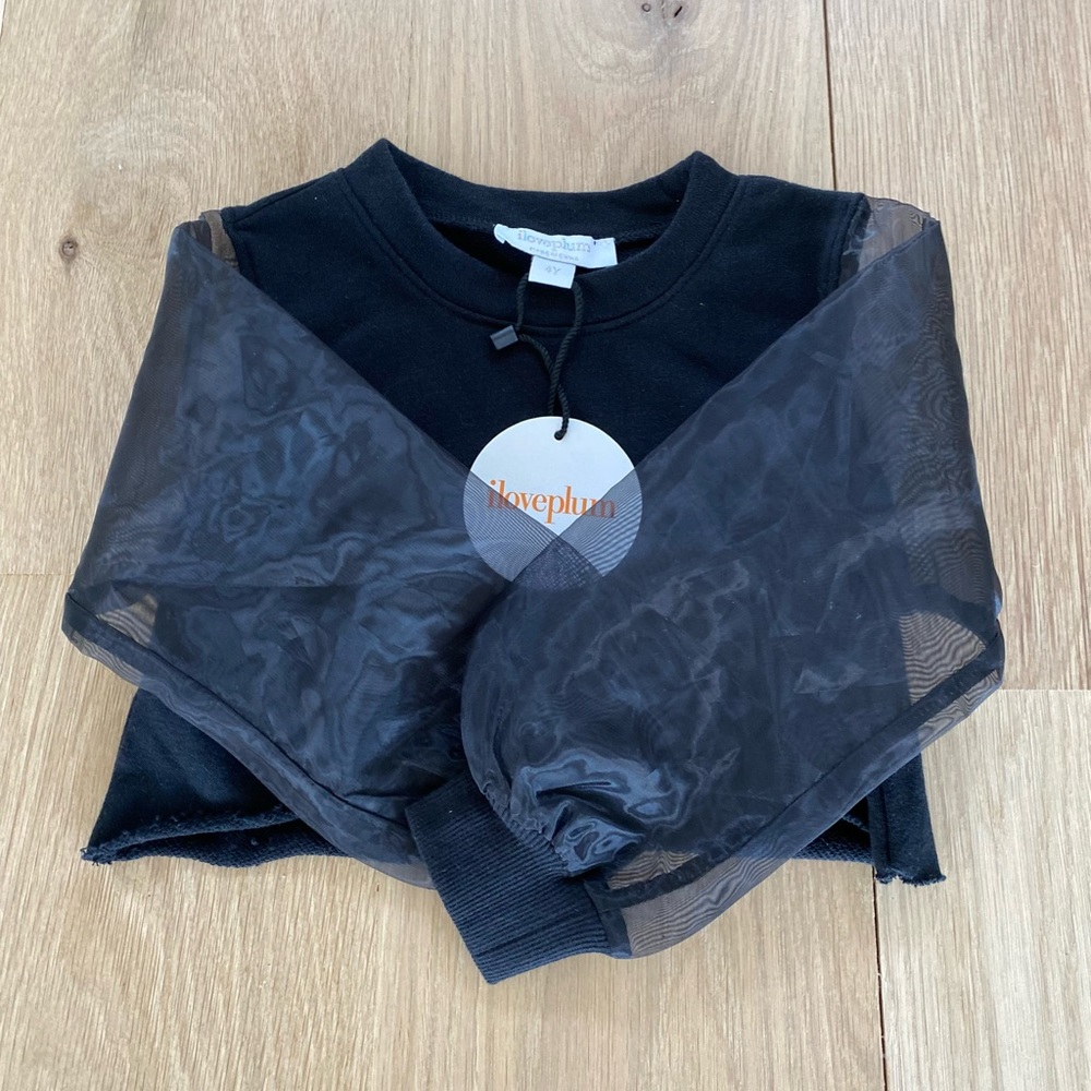 Black Top I Love Plum Dancewear